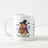 Mug Amusant Éffrayant Capybara Hot Coca Halloween (Gauche)