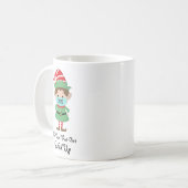 Mug Amusant elfe de Noël 2020, un an d'âge (Devant gauche)