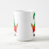 Mug Amusant elfe oreilles rouge vert casquette personn (Centre)