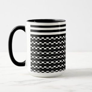 Mug Amusant et joli noir et blanc