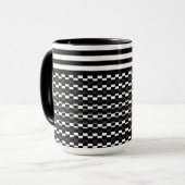 Mug Amusant et joli noir et blanc (Devant gauche)