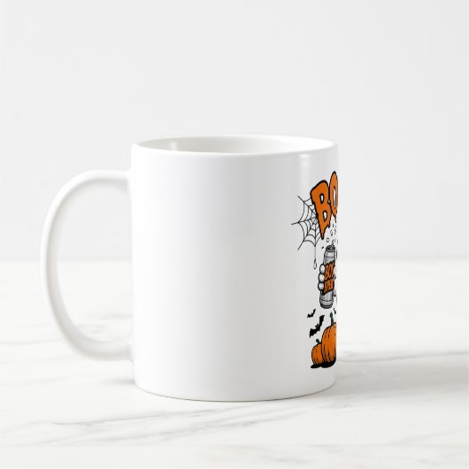 Mug Amusant Fantôme "Boosch" Halloween Design (Gauche)