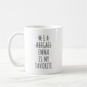Mug Amusant Favori Mug, cadeau de Noël pour maman,