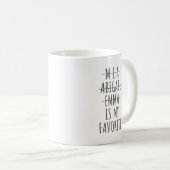 Mug Amusant Favori Mug, cadeau de Noël pour maman, (Devant droit)