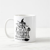Mug Amusant Fils D'Halloween D'Une Sorcière Par (Gauche)