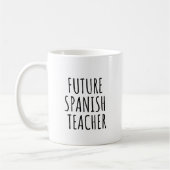 Mug Amusant futur professeur d'espagnol (Gauche)