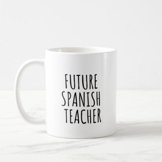 Mug Amusant futur professeur d'espagnol (Gauche)