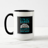 Mug amusant gamer ajouter monogramme (Gauche)