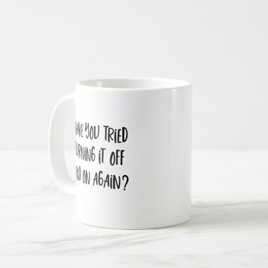 Mug Amusant geek informatique (Devant gauche)