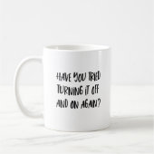 Mug Amusant geek informatique (Gauche)