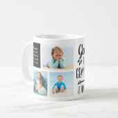 Mug Amusant Glamma Grandchildren Noms et collection ph (Devant gauche)