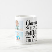 Mug Amusant Glamma Grandchildren Noms et collection ph (Centre)