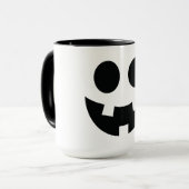 Mug Amusant Halloween Face Bumkin Smile (Devant gauche)