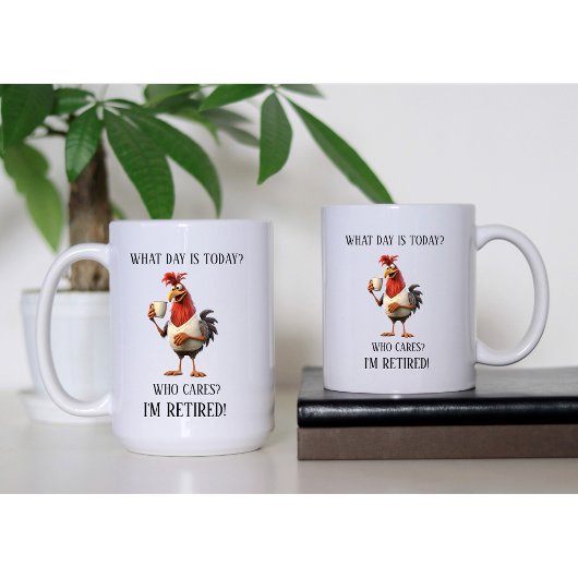 Mug Amusant Humour Retraite Quel Jour Est-Ce Aujourd'H