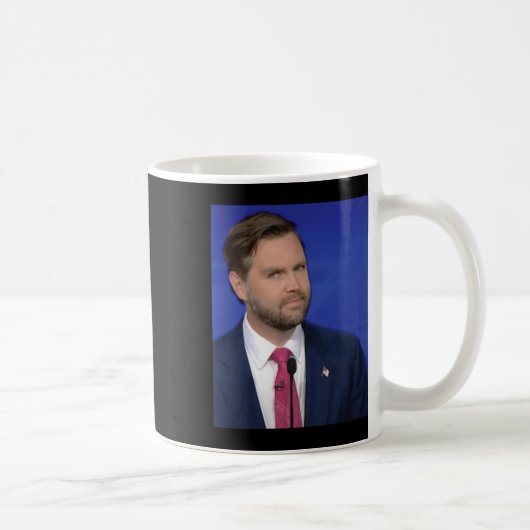 Mug Amusant J.d Vance Mème Vice-président Débat Face (Droite)