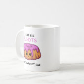Mug Amusant J'aime les gros pains et je ne peux pas me (Devant gauche)