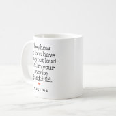 Mug Amusant "Je suis ton petit-enfant préféré" (Devant gauche)