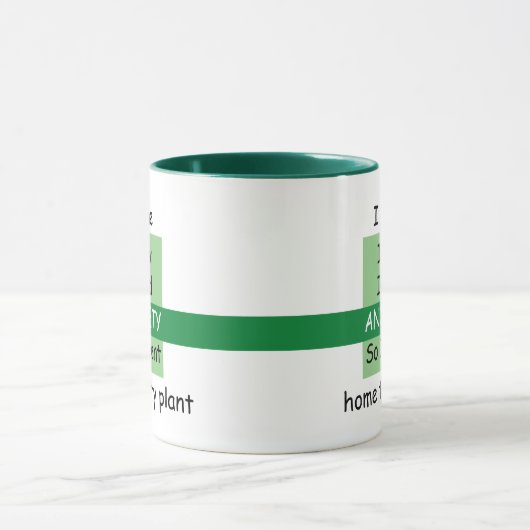 Mug Amusant, je suis venu, j'ai vu, j'avais ANXIETY, j (Centre)