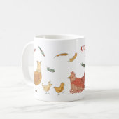 Mug Amusant jeu de poulets de quarantaine (Devant gauche)