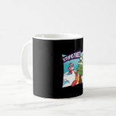 Mug Amusant Joueur de golf de l'Arbre Stupide (Devant gauche)