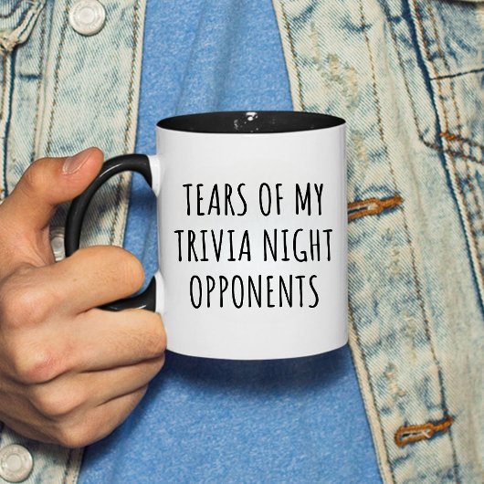 MUG AMUSANT, LARMES DE MA TRIVIA GRAMMAR OPPOSANTS DE
