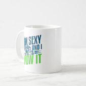 Mug Amusant Lawn Mower Soin de pelouse Cadeau Papa Mar (Devant gauche)