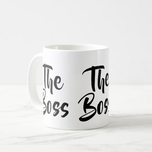 MUG AMUSANT, LE BOSS (Devant gauche)