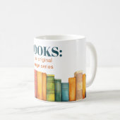 Mug Amusant Lecteur de livre de lecture (Devant droit)