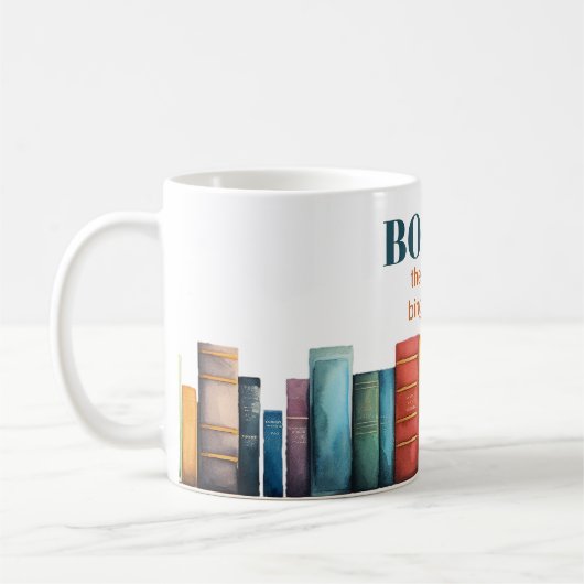 Mug Amusant Lecteur de livre de lecture (Gauche)