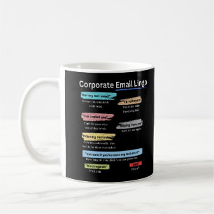 Mug Amusant Lingo d'e-mail d'entreprise