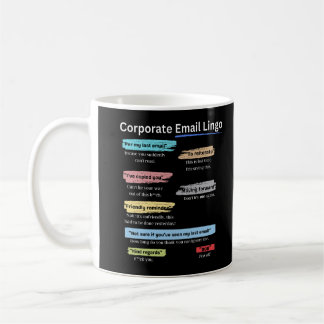 Mug Amusant Lingo d'e-mail d'entreprise