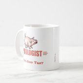 Mug Amusant louveur de cochon (Devant gauche)