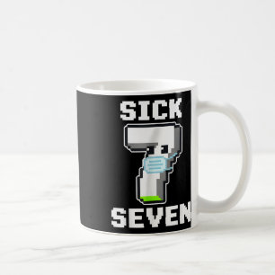 Mug Amusant malade sept Pixel Meme Costume Halloween W