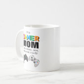 Mug Amusant 'Maman Gamer' Cool (Devant gauche)
