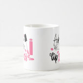 Mug Amusant maquillage Artiste Lip Gloss Cosmetologue  (Centre)