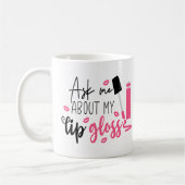 Mug Amusant maquillage Artiste Lip Gloss Cosmetologue  (Gauche)