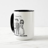 Mug Amusant mariage heureux (Devant gauche)