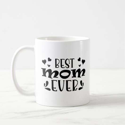 Mug Amusant Meilleure maman toujours maman moderne cad (Gauche)