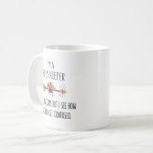 Mug Amusant ménagère maison propre idée cadeau (Devant gauche)
