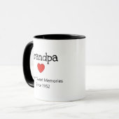 Mug Amusant mignon grand-père grand-père Grumpa grand- (Devant gauche)