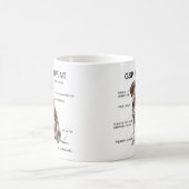 Mug Amusant modèle de pointeur allemand à cheveux cour (Centre)