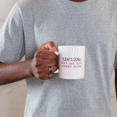 Mug Amusant Moderne Chic Maman Mère Cool Dire Objectif