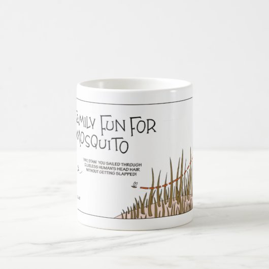 Mug Amusant moustique (Centre)