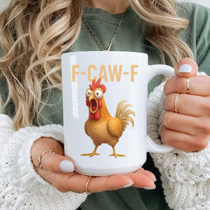 Mug Amusant Mugs de Café Fun F-Caw-ny Poulet Drôle