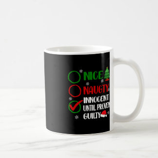 Mug Amusant Nice Naughty Innocent Noël Noël Noël Noël