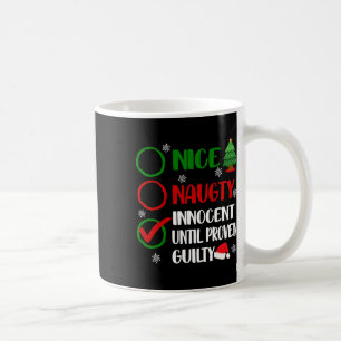 Mug Amusant Nice Naughty Innocent Noël Noël Noël Noël