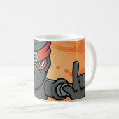Mug Amusant Ninja Design (Devant droit)
