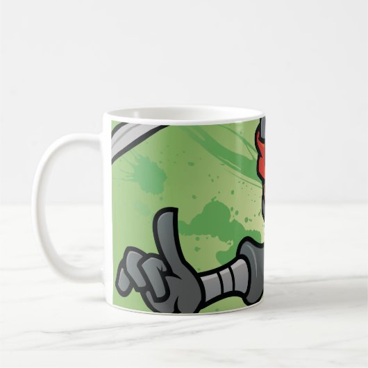 Mug Amusant Ninja Design (Gauche)