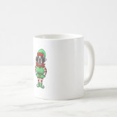 Mug Amusant Noël Elf St Bernard Chien Saint Bernard (Devant droit)