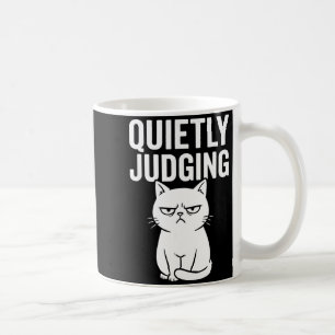 Mug Amusant Observatrice Silencieuse Sarcastique Fou d